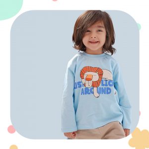 بلوز چاپدار شیر خسته