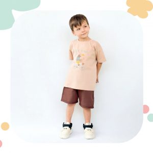 تیشرت چاپدار خرس بازیگوش