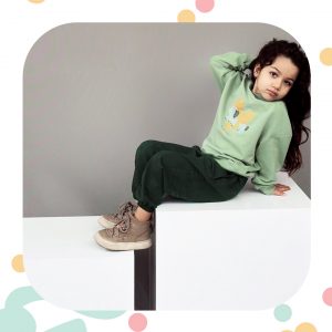 شلوار کودکانه اسلش سبز جنگلی