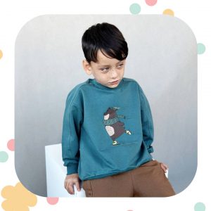 دورس کودکانه خرس اسکیت سوار