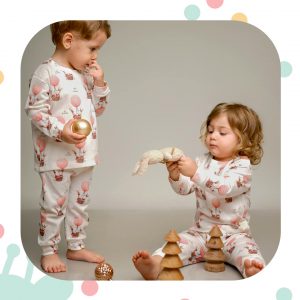 ست راحتی نیوبورن بالون صورتی